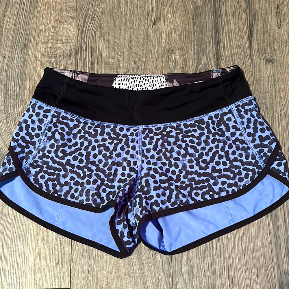 Lululemon speed shorts ace spot lullaby